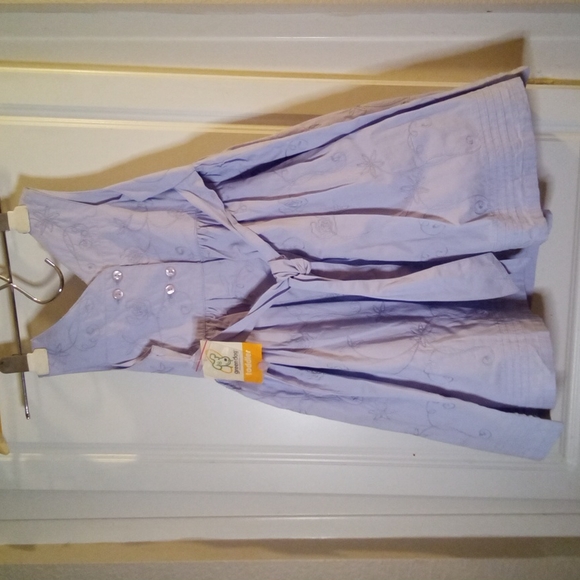 Lavender Embroidered Dress NWT Size 4 - Picture 2 of 7